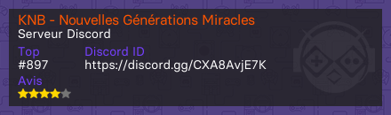 KNB - Nouvelles Générations Miracles