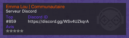 Emma Lou | Communautaire