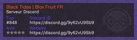 Black Tides | Blox Fruit FR