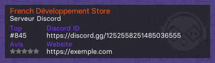 French Développement Store