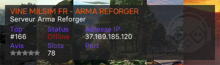 VINE MILSIM FR - ARMA REFORGER 