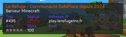 Le Refuge - Communauté SafePlace depuis 2024