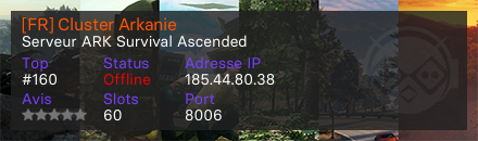 [FR] Cluster Arkanie