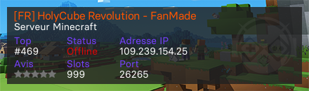 [FR] HolyCube Revolution - FanMade