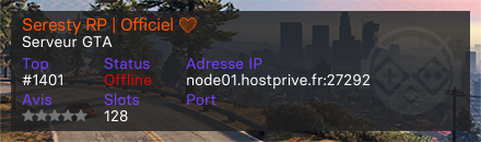 Seresty RP | Officiel 💜