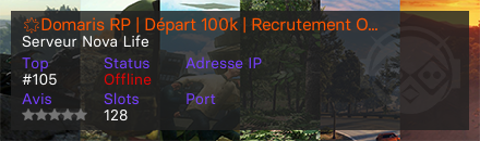 🌟Domaris RP | Départ 100k | Recrutement ON🌟