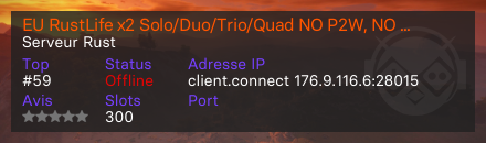 EU RustLife x2 Solo/Duo/Trio/Quad NO P2W, NO TP, NO KIT