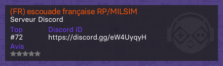 (FR) escouade française RP/MILSIM