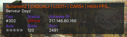 AutonomZ | CASUAL+ | LOOT+ | CARS+ | HIGH FPS+