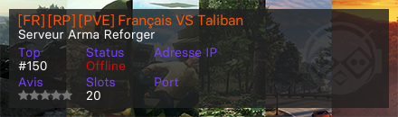 [FR] [RP] [PVE] Français VS Taliban