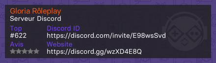 Gloria Rôleplay 