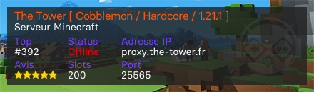 The Tower [ Cobblemon / Hardcore / 1.21.1 ]