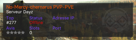 No-Mercy-chernarus PVP-PVE