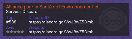 Alliance pour la Santé de l'Environnement et de la République