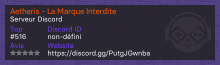 Aetheris - La Marque Interdite