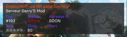 EresiumRP-Le RP sans limite🚀