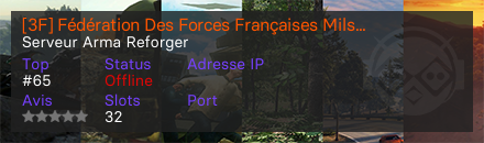 [3F] Fédération Des Forces Françaises Milsim