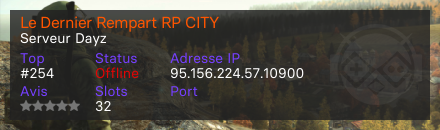 Le Dernier Rempart RP CITY