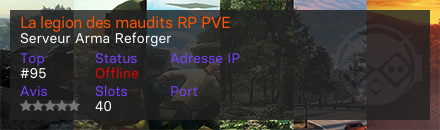 La legion des maudits RP PVE 