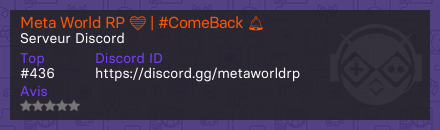Meta World RP 💙 | #ComeBack 🔔