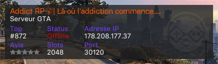Addict RP🐬| Là où l'addiction commence...