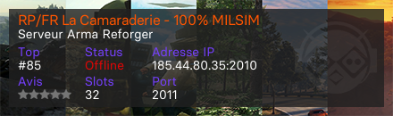 RP/FR La Camaraderie - 100% MILSIM