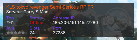 KLS tokyo revenger Semi Serious RP FR
