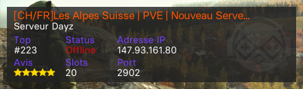 [CH/FR]Les Alpes Suisse | PVE | Nouveau Serveur