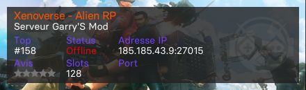 Xenoverse - Alien RP