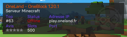 OneLand - OneBlock 1.20.1