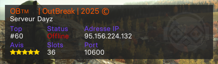 OB™️ | OutBreak | 2025 ©