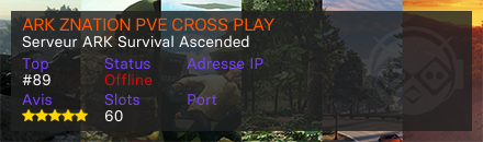 ARK ZNATION PVE CROSS PLAY