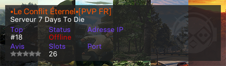 •Le Conflit Éternel•[PVP FR]