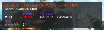 La Légion d'Honneur | WW2 | GmodRP | NEW