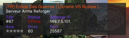 [FR] Échos Des Guerres | Ukraine VS Russie | MILSIM RP