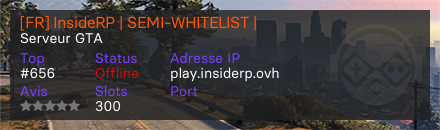 [FR] InsideRP | SEMI-WHITELIST |