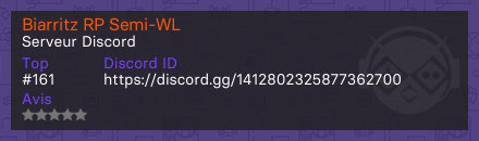 Biarritz RP Semi-WL