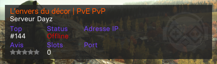L’envers du décor | PvE PvP