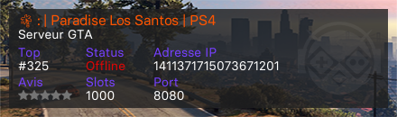 🌴 : | Paradise Los angeles | PS4