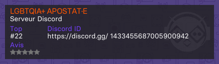 LGBTQIA+ APOSTAT·E