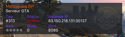 Métropolia RP ( en dév ) 