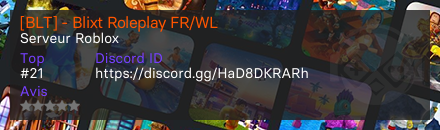 [BLT] - Blixt Roleplay FR/WL