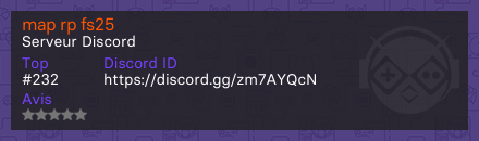 map rp fs25 - Serveur Discord