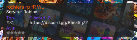 rochiers rp fR WL - Serveur Roblox