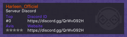 Harleen_Officiel - Serveur Discord
