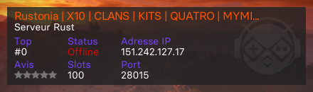 Rustonia | X10 | CLANS | KITS | QUATRO | MYMINI