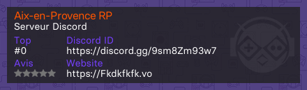 Aix-en-Provence RP  - Serveur Discord