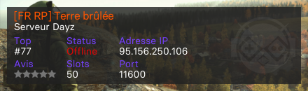 [FR RP] Terre brûlée 