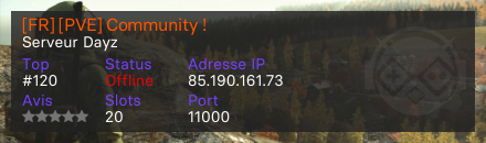 [FR] [PVE] Community !