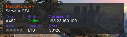 Melvil City RP
